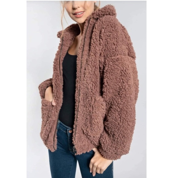 EVERLY TEDDY BEAR COAT - Picture 3 of 13